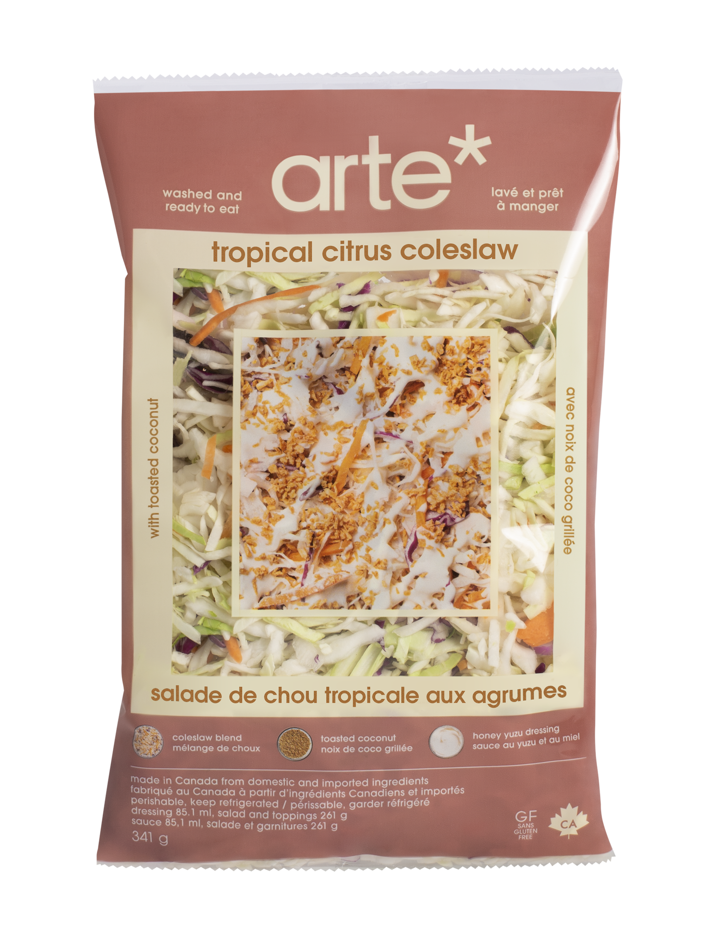 Tropical Citrus Coleslaw arte* Salad