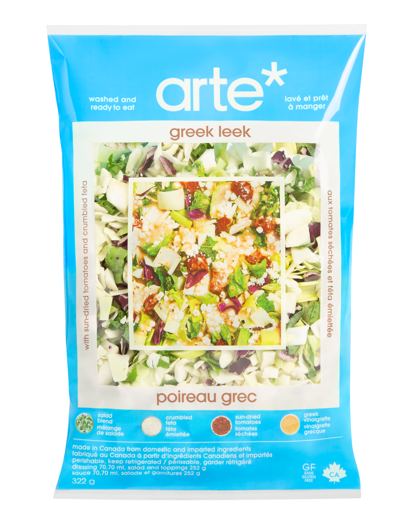 Greek Leek arte* Salad