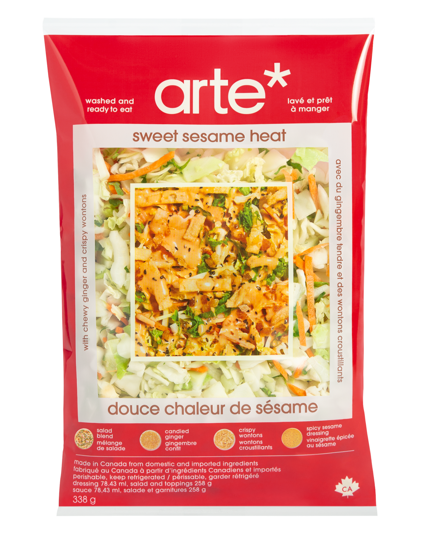 Sweet Sesame Heat arte* Salad