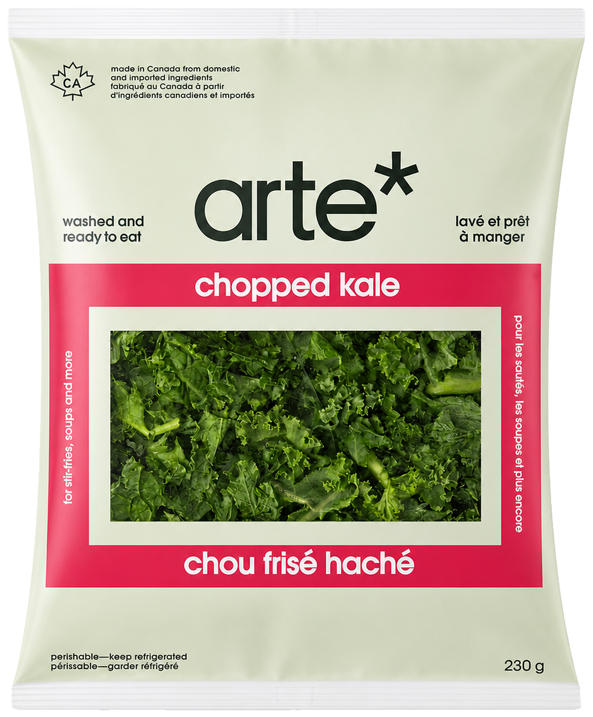 chopped kale